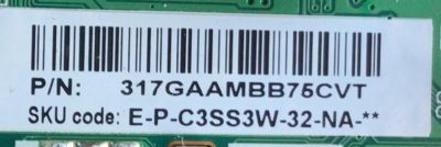 KIT DE TARJETAS PARA TV INSIGNIA  / MAIN  317GAAMBB75CVT / TD.T950.67 / FUENTE (U)PLTVKL231XXA4CU / 715G8098-P01-000-002S / PANEL TPT315B5-1A072.L REV:S23C / DISPLAY ST3151A07-2 VER.2.4 / MODELO NS-32DF310NA19	 - Imagen 5